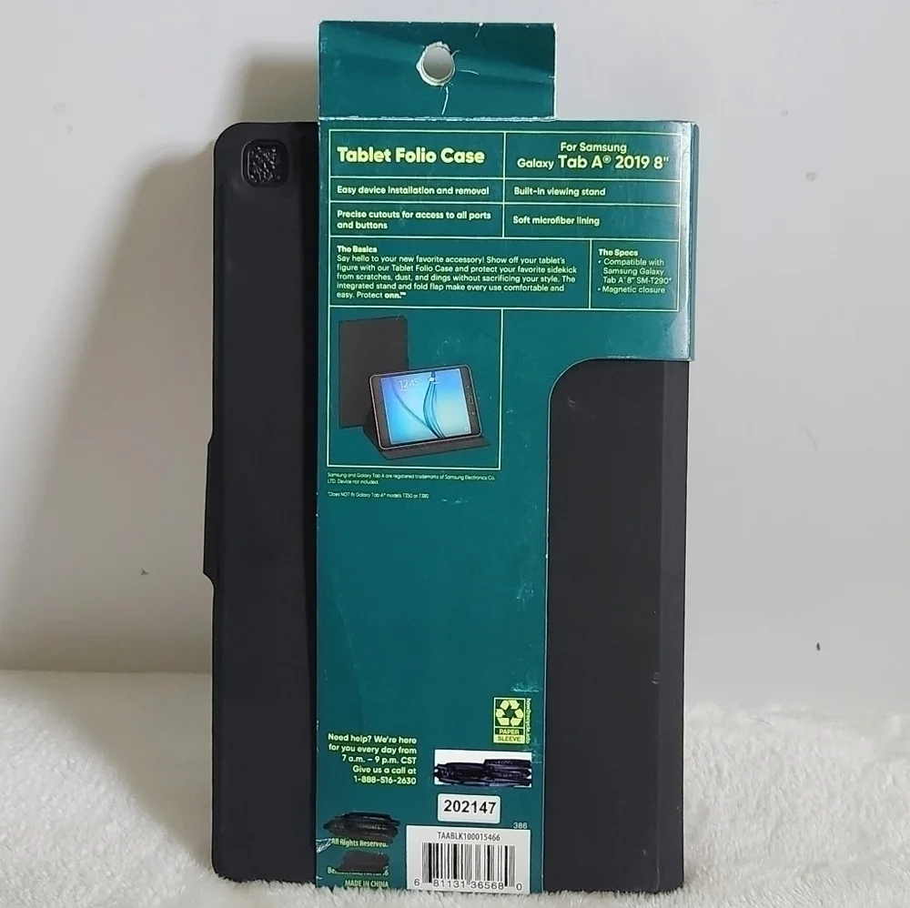 Protect Onn. Samsung Galaxy Tab A Tablet 8